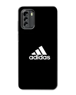 Чехол для Nokia G60 с картинкой «Черная классика Adidas»