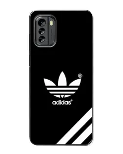 Чехол для Nokia G60 с картинкой «Adidas с диагональными полосами»