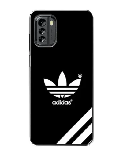 Чехол для Nokia G60 с картинкой «Adidas с диагональными полосами»
