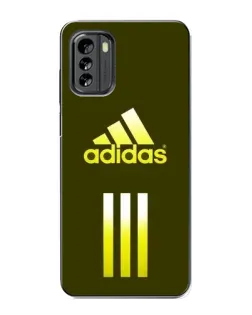 Чехол для Nokia G60 с картинкой «Оливковый градиент Adidas»