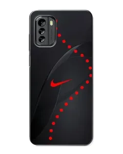 Чехол для Nokia G60 с картинкой «Абстрактный дизайн Nike»