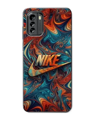 Чехол для Nokia G60 с картинкой «Nike в абстракции»