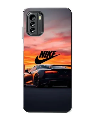 Чехол для Nokia G60 с картинкой «Nike и суперкар»
