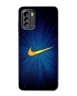 Чохол для Nokia G60 з картинкою «Синій пульс Nike»