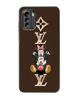Чехол для Nokia G60 с картинкой «LV и Микки Маус»
