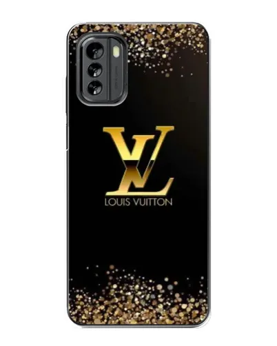 Чехол для Nokia G60 с картинкой «LV — золотые искры»