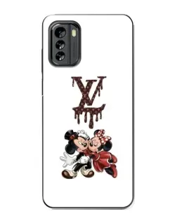 Чехол для Nokia G60 с картинкой «LV и Микки Маус»