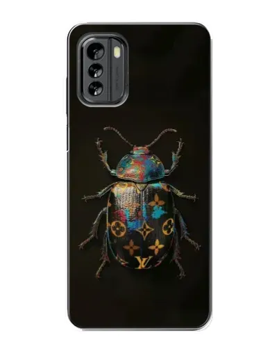 Чехол для Nokia G60 с картинкой «LV — мраморный принт»