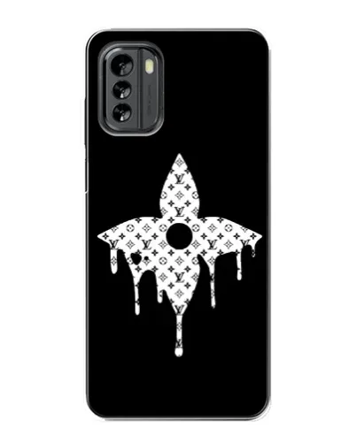 Чехол для Nokia G60 с картинкой «Цветочная монограмма»