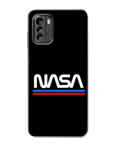 Чехол для Nokia G60 с картинкой «NASA — классика Red Blue»