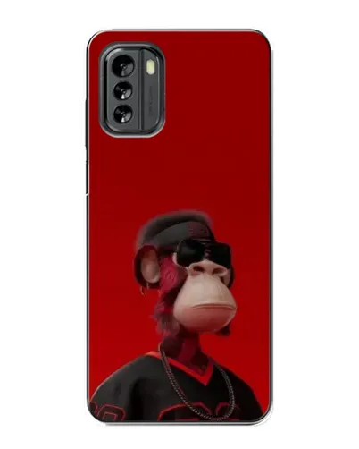 Чехол для Nokia G60 с картинкой «Bored Ape в красном» Чехол для Nokia G60 с картинкой «Bored Ape в красном»
