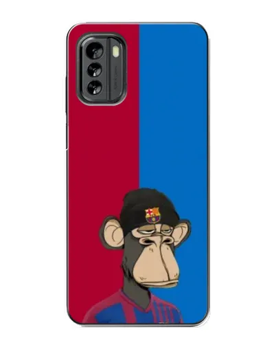 Чехол для Nokia G60 с картинкой «Bored Ape — фанат Барсы» Чехол для Nokia G60 с картинкой «Bored Ape — фанат Барсы»