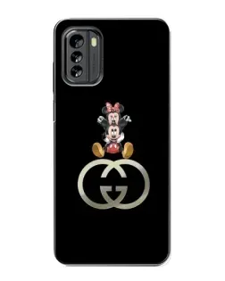 Чехол для Nokia G60 с картинкой «Минни Маус на лого»