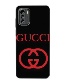 Чехол для Nokia G60 с картинкой «Gucci — красный логотип»