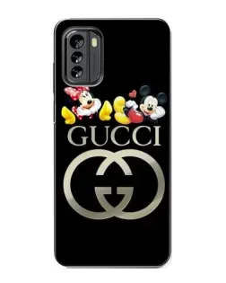 Чехол для Nokia G60 с картинкой «Gucci — герои Disney»