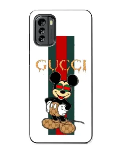 Чехол для Nokia G60 с картинкой «Микки Маус Gucci — полосы» Чехол для Nokia G60 с картинкой «Микки Маус Gucci — полосы»