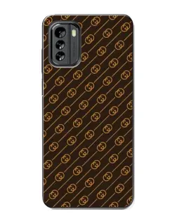 Чехол для Nokia G60 с картинкой «Gucci — золотые диагонали»