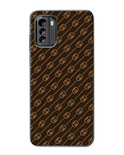 Чехол для Nokia G60 с картинкой «Gucci — золотые диагонали» Чехол для Nokia G60 с картинкой «Gucci — золотые диагонали»