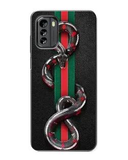 Чохол для Nokia G60 з картинкою «Gucci — змія на смузі»