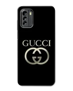 Чохол для Nokia G60 з картинкою «Gucci — золото на чорному»