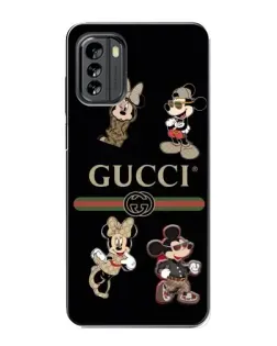 Чохол для Nokia G60 з картинкою «Gucci — герої Disney та монограма»