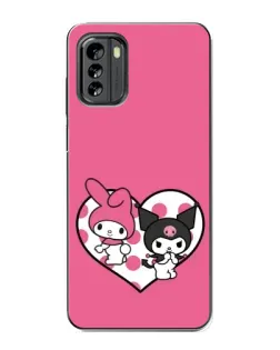 Чехол для Nokia G60 с картинкой «Kuromi и My Melody»