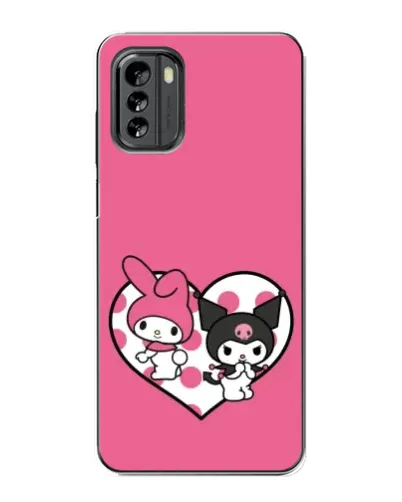 Чехол для Nokia G60 с картинкой «Kuromi и My Melody» Чехол для Nokia G60 с картинкой «Kuromi и My Melody»