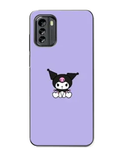 Чехол для Nokia G60 с картинкой «Kuromi — фиолетовый минимализм»
