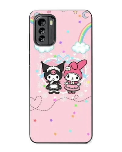 Чехол для Nokia G60 с картинкой «My Melody и Kuromi» Чехол для Nokia G60 с картинкой «My Melody и Kuromi»