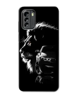 Чохол для Nokia G60 з картинкою «BMW та лев»