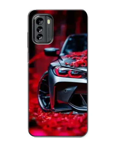 Чохол для Nokia G60 з картинкою «Спортивна BMW та квіти» Чохол для Nokia G60 з картинкою «Спортивна BMW та квіти»