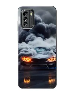 Чохол для Nokia G60 з картинкою «BMW у диму»