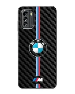Чохол для Nokia G60 з картинкою «Емблема BMW та карбон»