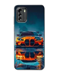 Чехол для Nokia G60 с картинкой «BMW — золотая эмблема»