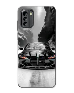 Чехол для Nokia G60 с картинкой «BMW — акварельный дрифт»