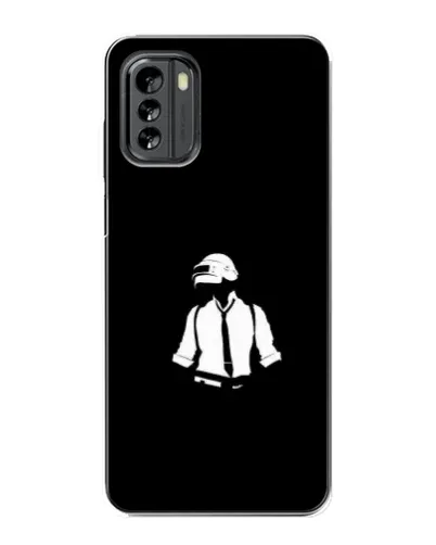 Чехол для Nokia G60 с картинкой «PUBG — белый шлем» Чехол для Nokia G60 с картинкой «PUBG — белый шлем»