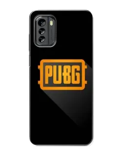 Чехол для Nokia G60 с картинкой «PUBG — рамка лого»