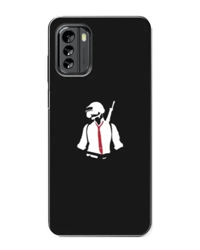 Чехол для Nokia G60 с картинкой «PUBG — силуэт воина» Чехол для Nokia G60 с картинкой «PUBG — силуэт воина»