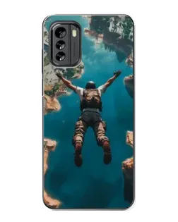 Чехол для Nokia G60 с картинкой «PUBG — свободное падение»