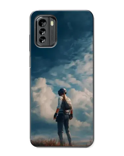 Чехол для Nokia G60 с картинкой «Герой PUBG на скале» Чехол для Nokia G60 с картинкой «Герой PUBG на скале»