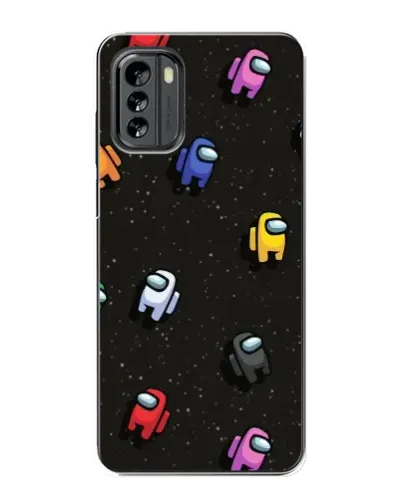 Чехол для Nokia G60 с картинкой «Космический паттерн Among Us»