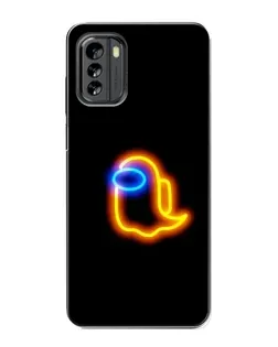 Чехол для Nokia G60 с картинкой «Among Us неоновое сияние»