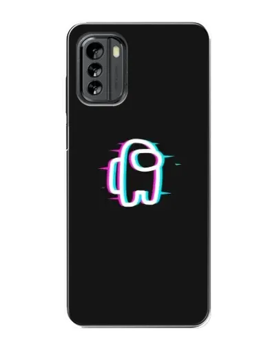 Чехол для Nokia G60 с картинкой «Among Us неон»
