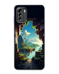Чехол для Nokia G60 с картинкой «Вид из пещеры»