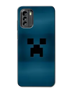 Чехол для Nokia G60 с картинкой «Крипер текстура»
