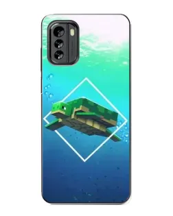 Чохол для Nokia G60 з картинкою «Черепаха Minecraft»