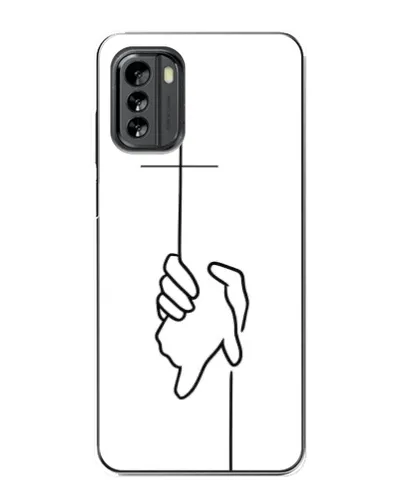 Чехол для Nokia G60 с картинкой «Рука держит» Чехол для Nokia G60 с картинкой «Рука держит»