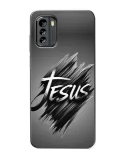 Чехол для Nokia G60 с картинкой «Надпись Jesus Graffiti»