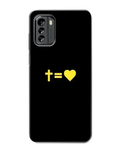 Чехол для Nokia G60 с картинкой «Сердце и Крест» Чехол для Nokia G60 с картинкой «Сердце и Крест»