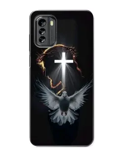 Чехол для Nokia G60 с картинкой «Голубь и Свет»
